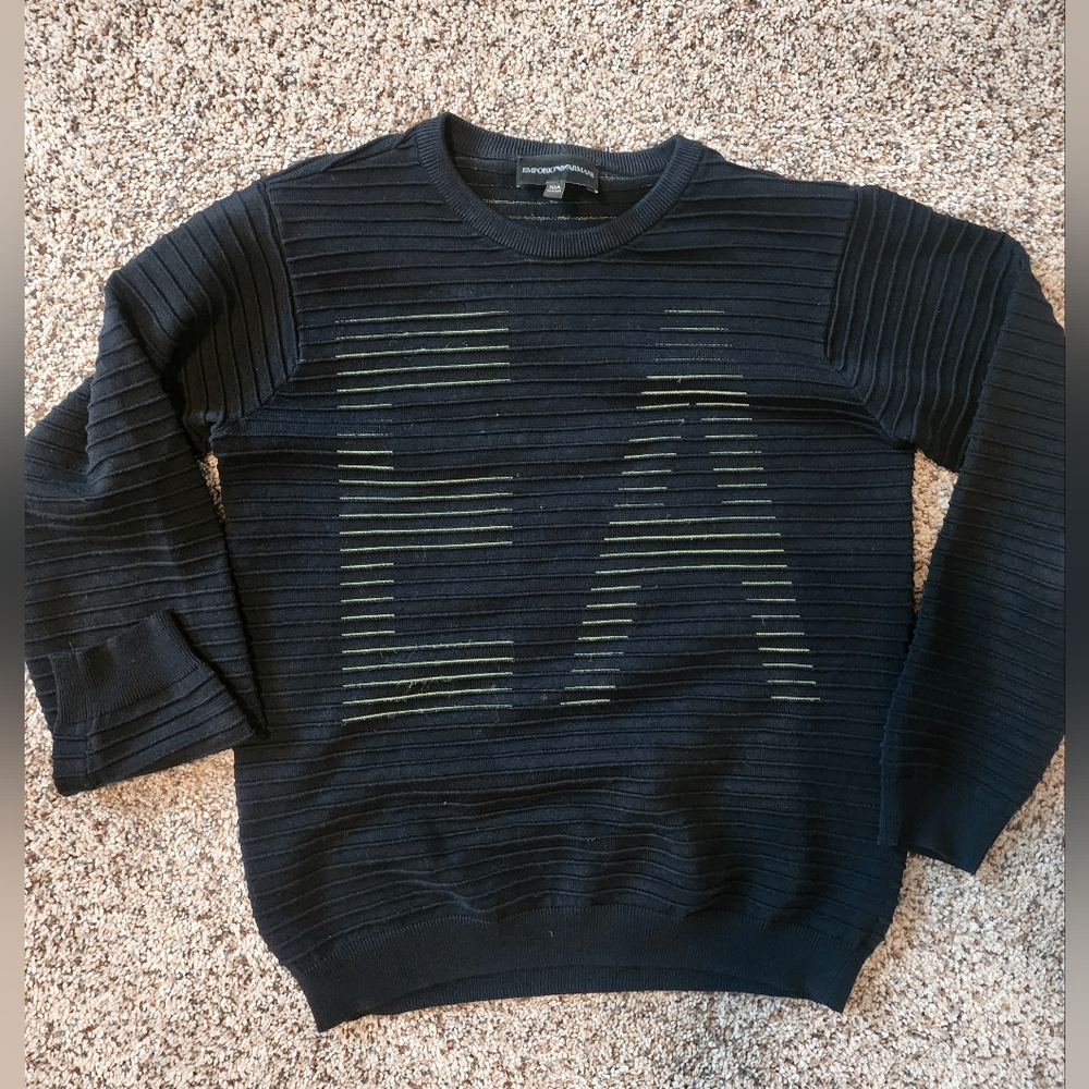 Emporio Armani Boys Logo Sweater, Sz 10 yo